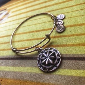 Alex and Ani compass charm bangle